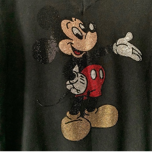 Mickey Mouse Embellished Sweater XL - Picture 3 of 14